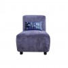 blue lounge chair